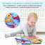 3D Baby Cloth Book – Ocean Animals Sensory Soft Book (6 Pages, Blue)