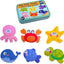 My First Wooden Sea Animals Jigsaw Puzzle Set – 5-in-1 Educational Tin Box