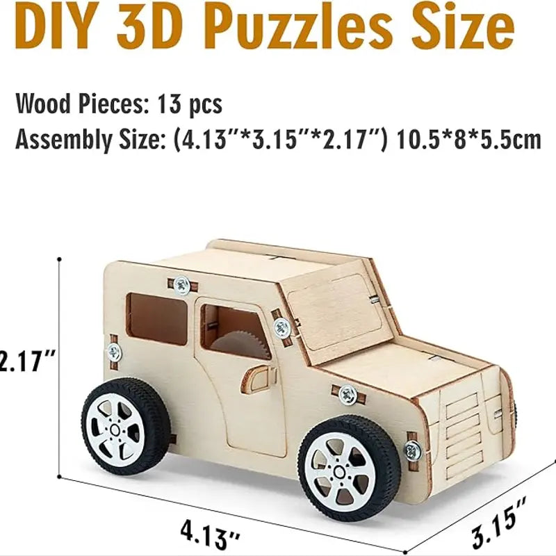 DIY Wooden Cable Car – Self-Powered STEM Engineering Kit