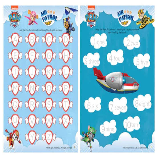 Nickelodeon Paw Patrol – Air Paw Patrol Heroes of The Sky Fun Learning Set