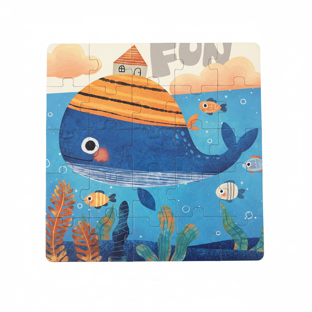 3-in-1 Under the Sea Magnetic Puzzle Book – Fun & Discovery Adventure