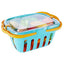 68-Piece Toddler Pretend Play Food Set with Cutting Tools & Grocery Basket