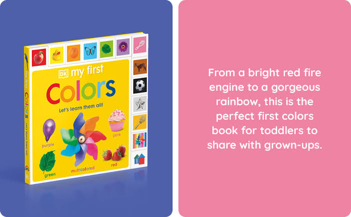 My First Colors – Interactive Tabbed Board Book for Early Learning