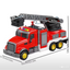 City Sprinkler Fire Truck – Aerial Ladder Toy Car with Water Spray