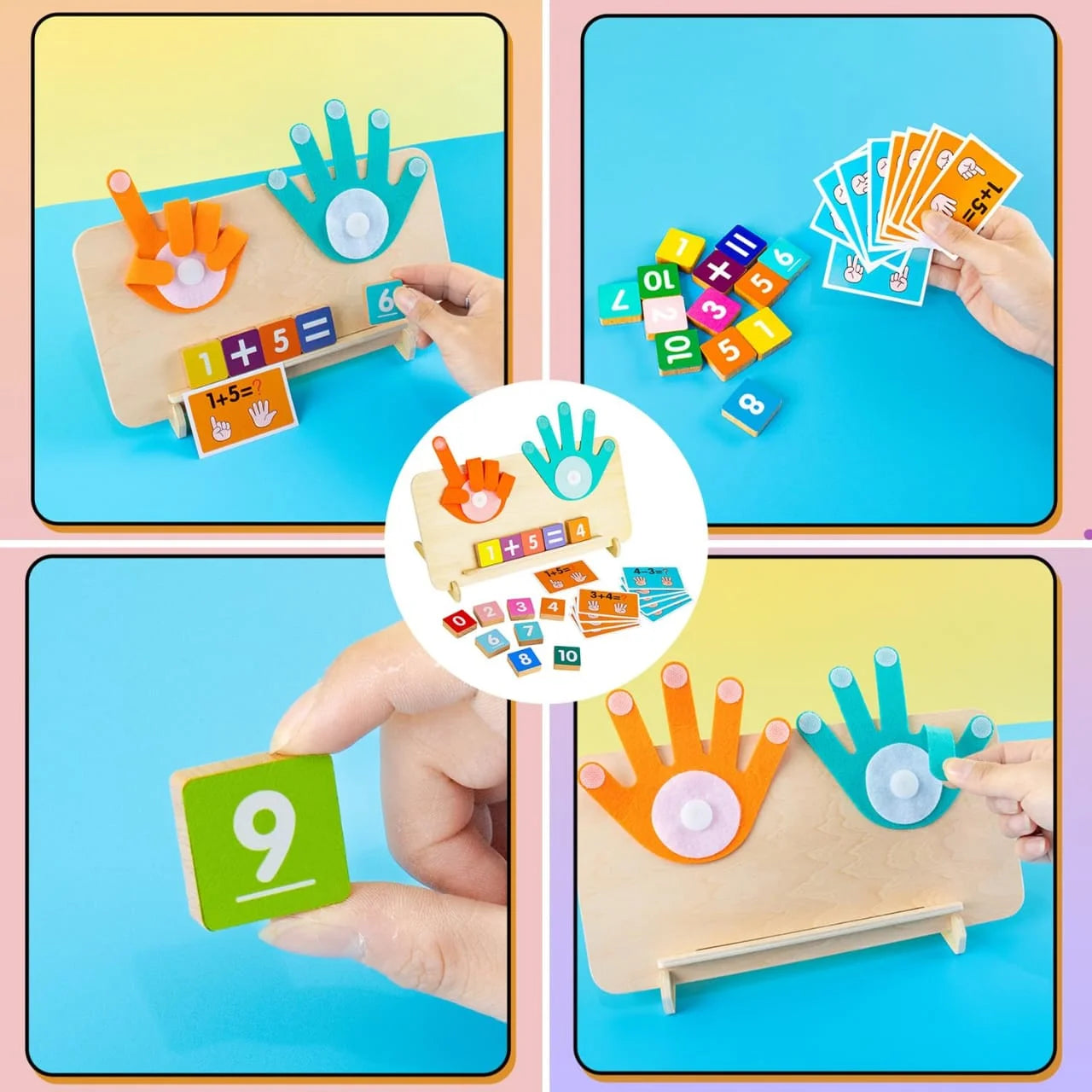 Wooden Montessori Educational Math Toy