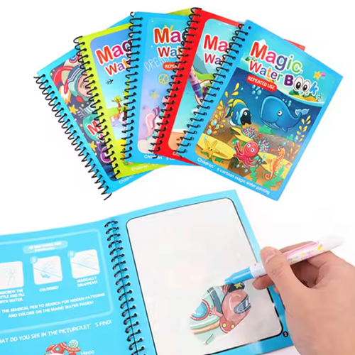 Magic Water Coloring Book – Mess-Free Creative Learning