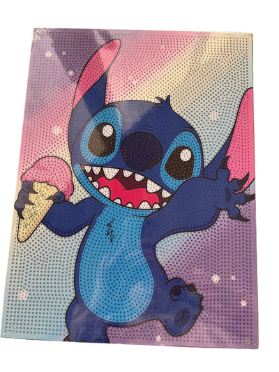 Stitch 'Pop Art' DIY Diamond Painting Kit – Framed 30x40cm Canvas