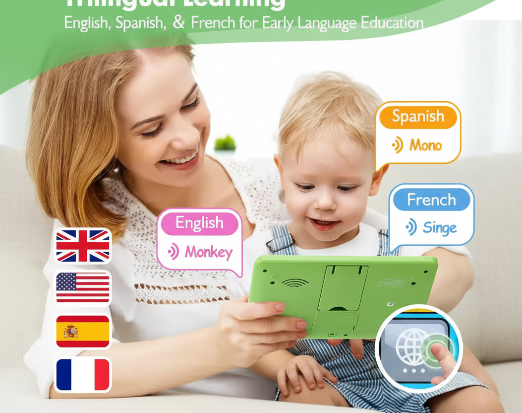 My First Learning Tablet – 3-in-1 Multilingual Interactive Discovery Pad