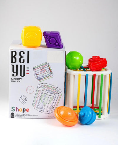 Intelligence Sensory Shape Box – Elastic Shape Sorter Toy for Kids