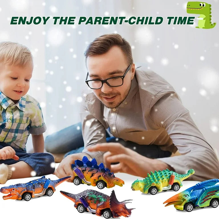DIY Dinosaurs painting kit and pull back cars 2 in 1
