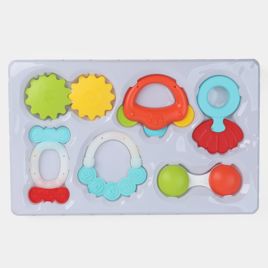 Huanger baby rattle and teether toy set