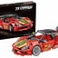 Technical Red Sports Racer – 471-Piece Pull-Back Building Set
