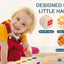Colors and shapes wooden sorting box toy
