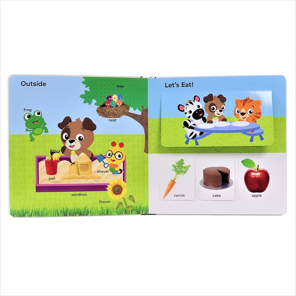 Baby Einstein: My First 100 Words – Lift-A-Flap Board Book