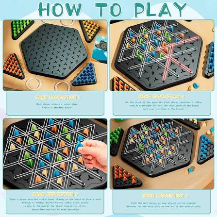 Triangle Chess Board Game