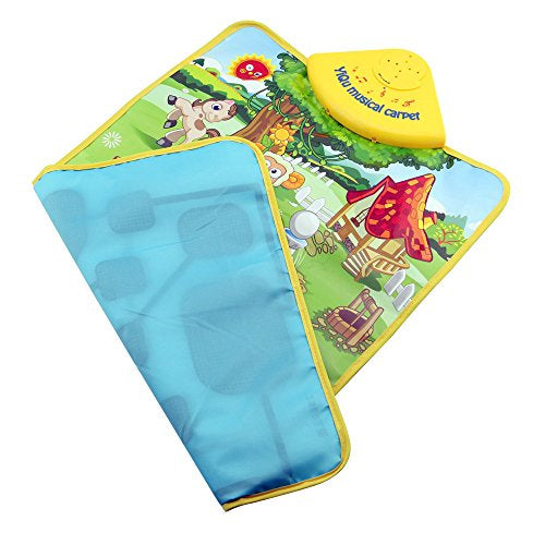 Fabric Rectangle Learning Musical Carpet Toy