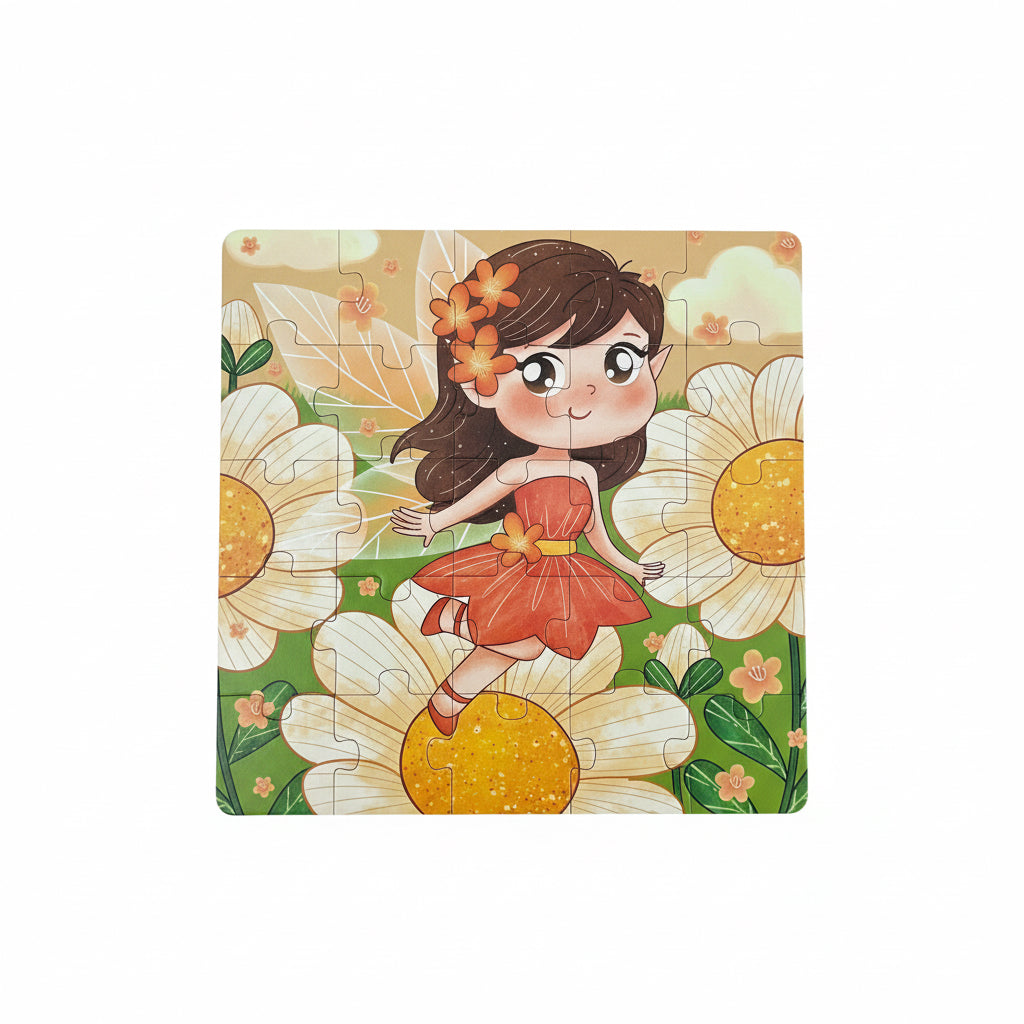 3-in-1 Marvelous Flower Fairy Magnetic Puzzle Book – Step 5 Progressive Learning