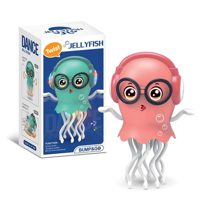 Dancing Jellyfish Musical Toy with LED Lights – Bump & Go Interactive Kids Toy