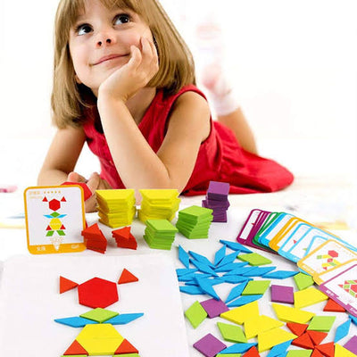 Pattern blocks 130 pcs