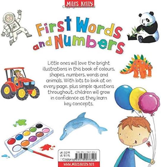 First Words and Numbers – Early Learning Reference Book
