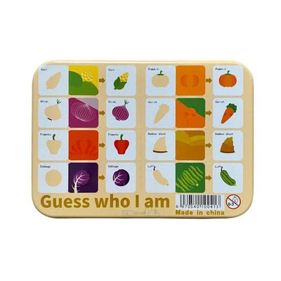 Guess Who I Am Puzzle - VEGETABLES