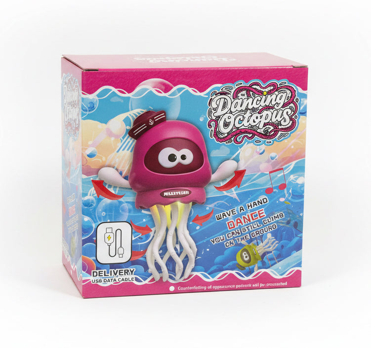 Musical Dancing Octopus Toy with Lights – Crawling & Interactive Baby Toy