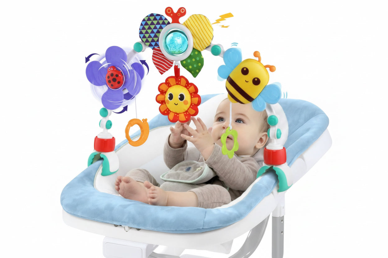 Universal 2-in-1 Baby Play Arch – Sensory & On-the-Go Activity Toy