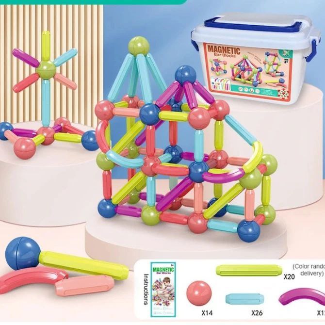 Magnetic Sticks And Balls -46 pcs