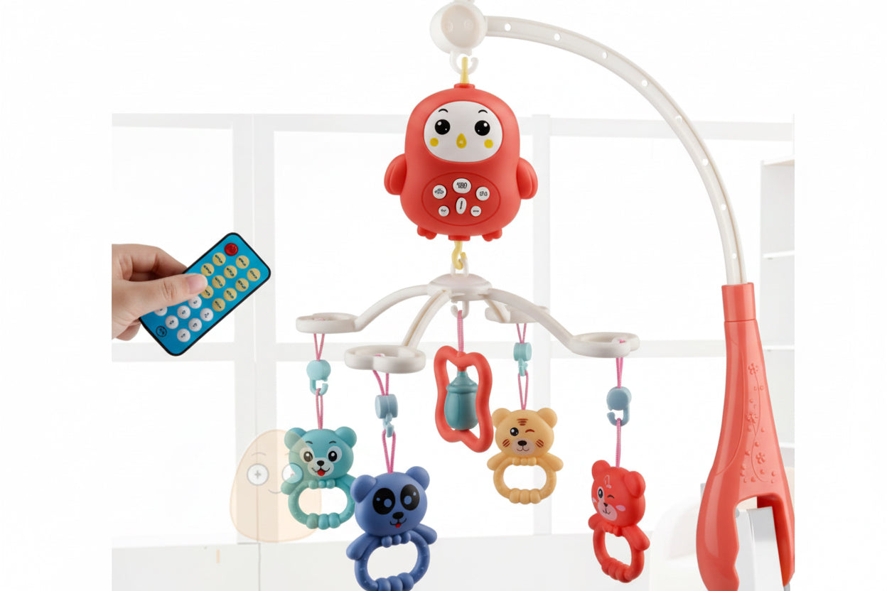 Happy Bed Bell – 360° Rotating Musical Baby Crib Mobile