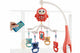 Happy Bed Bell Musical Baby Crib Mobile with Remote Control & Hanging Rattles (Ages 0M+)