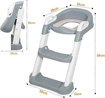 Toddler Toilet Training Seat with Step Ladder
