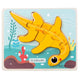 3D Wooden Dinosaur Puzzle Board for Kids & Early Skill Development
