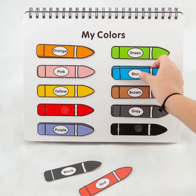Preschool Busy Book – Interactive Learning Binder for Early Skills