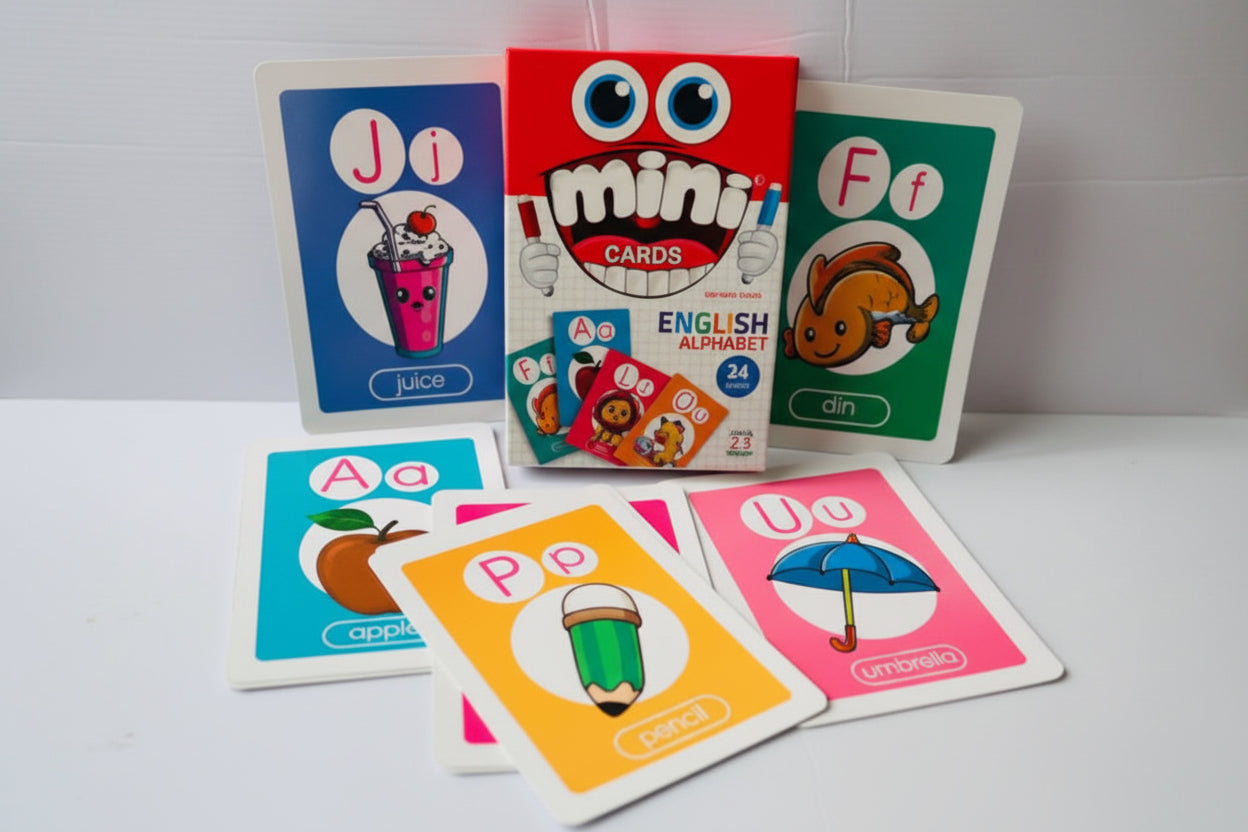 Alphabet Discovery Flash Cards – 32-Piece Wipe & Clean Learning Set
