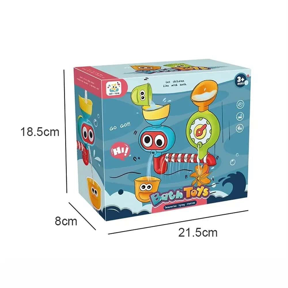 Submarine Water Lab – Interactive Wall-Mounted Spray Station