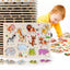 Ultimate Wooden Peg Puzzle bundle– 3-in-1: Farmyard Fun, Wildlife Safari, and Vehicles & Spaceships