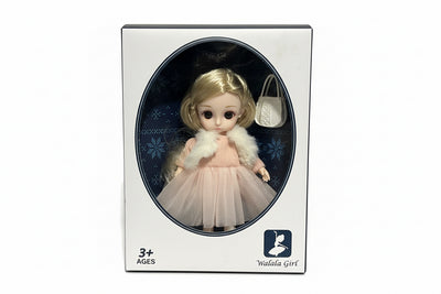 Walala Fashion Small Doll 16cm with Handbag – Jointed Mini Doll