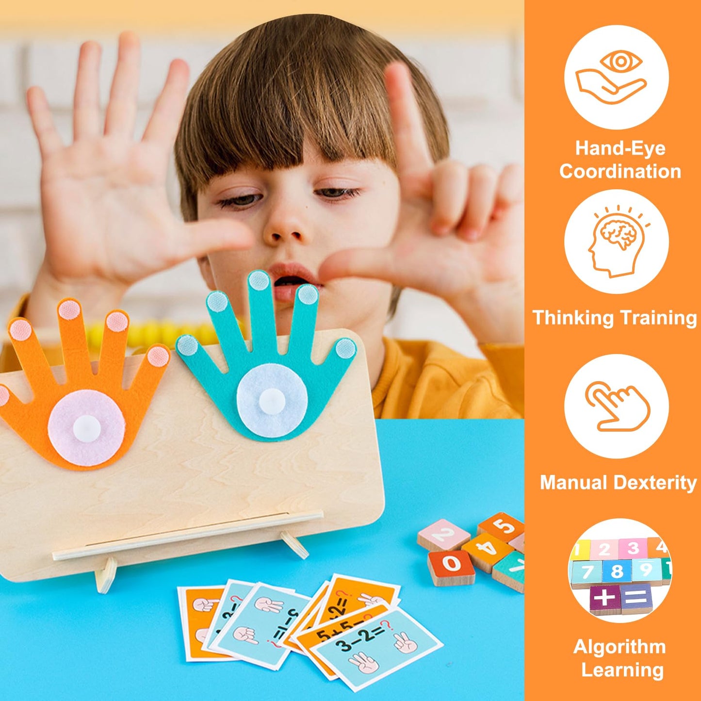 Wooden Montessori Educational Math Toy