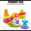 Keep balance stacking musical toy