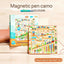 Montessori Magnetic City Maze – Color & Number Sorting Board