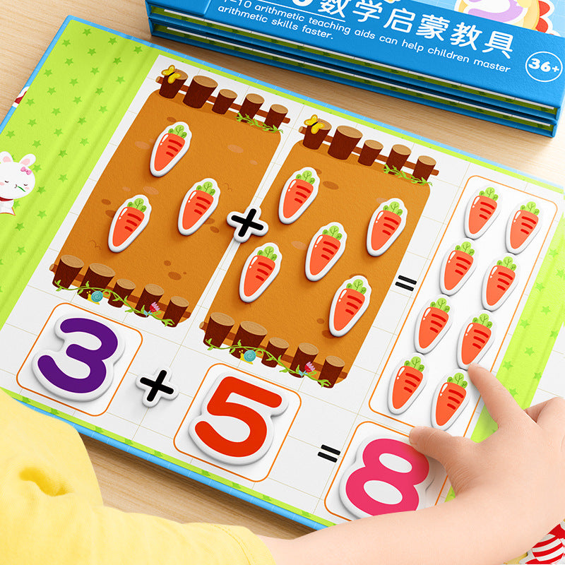 Magnetic Arithmetic Learning Book – Interactive Math Fun (Hardcover Edition)