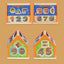 Wooden shape smart house toy