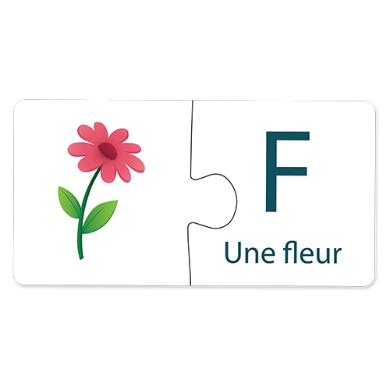 Match & Learn – Alphabet Français Puzzle set