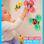 Sensory Toy Fidget Spinner with Suction Cup 3 pcs