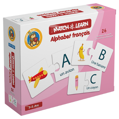 Match & Learn – Alphabet Français Puzzle set