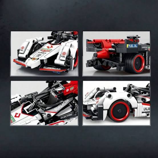 Ctoys Teknik Formula 1 Racing Car – 486-Piece Building Blocks Set (Lego Compatible)