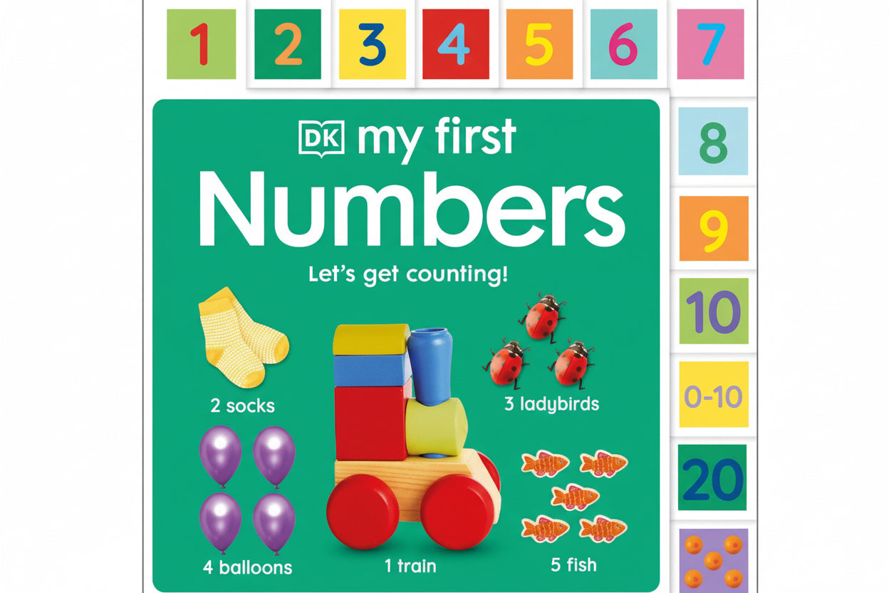 My First Numbers – Interactive Tabbed Board Book for Counting