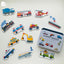 Wooden Transportation Shape Puzzle Set for Kids – Two-Piece Vehicles Puzzle