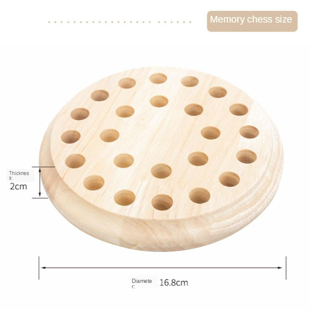 Wooden Memory Match Stick Chess Game