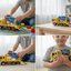 Transporter Tow Truck with Lights & Sounds – Includes Mini Car
